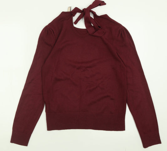 Womens UK Size S H&M Purple Pullover Jumper