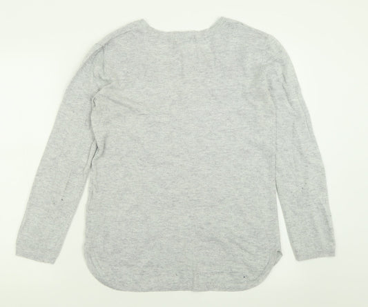 Womens UK Size XS H&M Grey Pullover Jumper