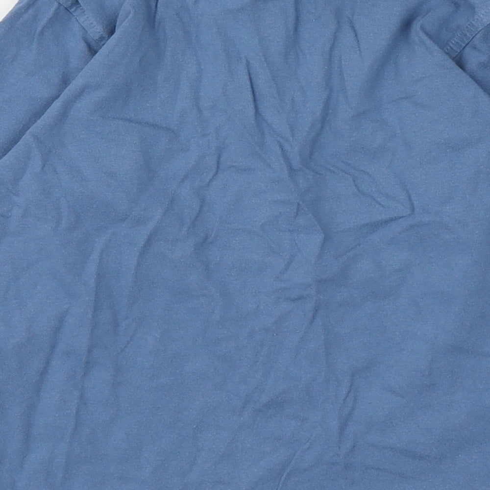 NEXT Boys Blue 100% Cotton Basic T-Shirt Size 5 Years Round Neck Pullover - Monkey