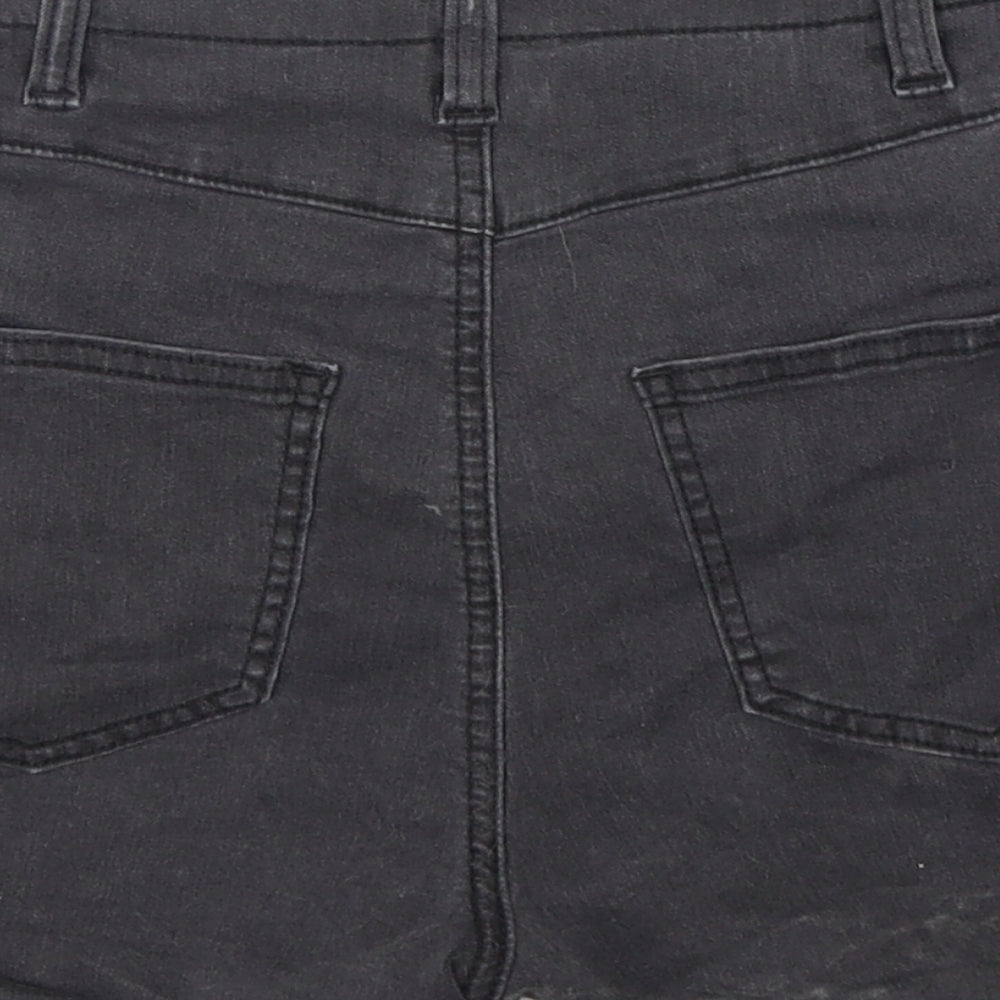 Denim Co Womens Black Polyester Sailor Shorts Size 8 L3 in Regular Button