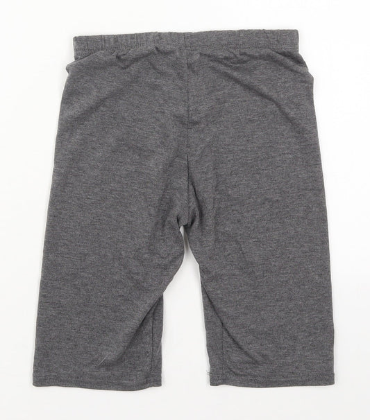 I SAW IT FIRST Womens Grey  Viscose Biker Shorts Size 8 L9 in Regular