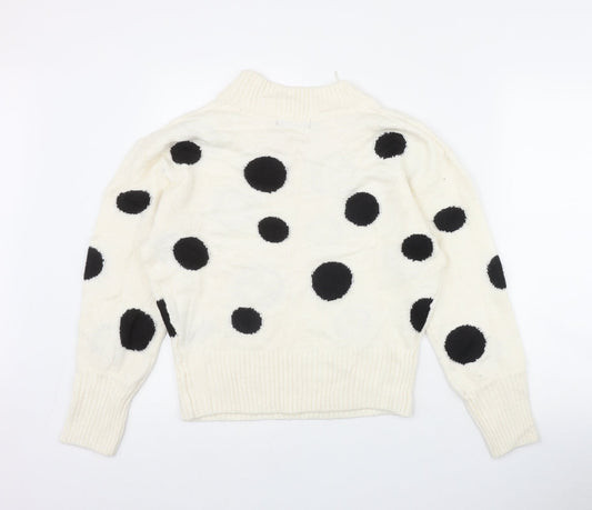 Womens UK Size S Marks and Spencer Ivory Pullover Jumper