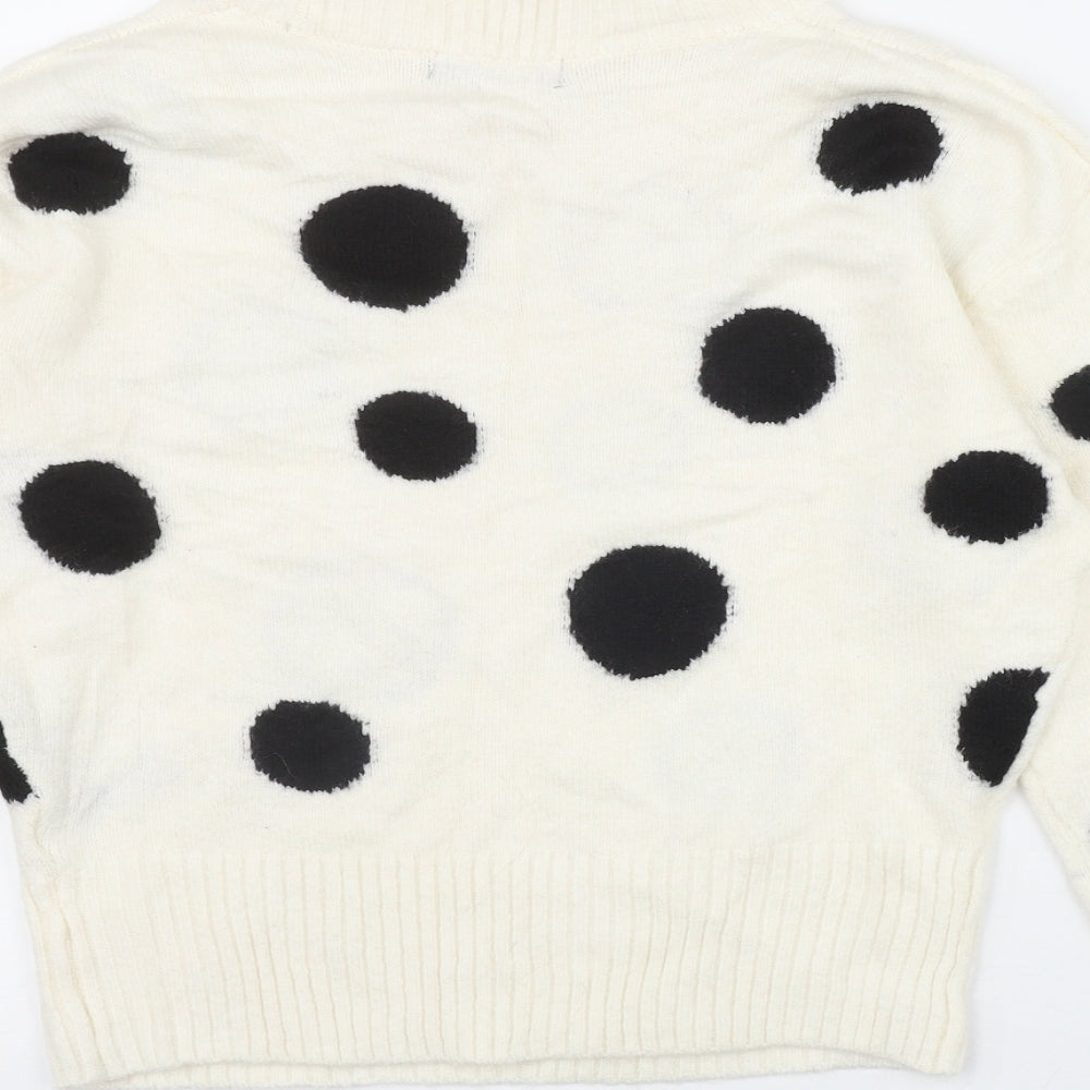 Womens UK Size S Marks and Spencer Ivory Pullover Jumper