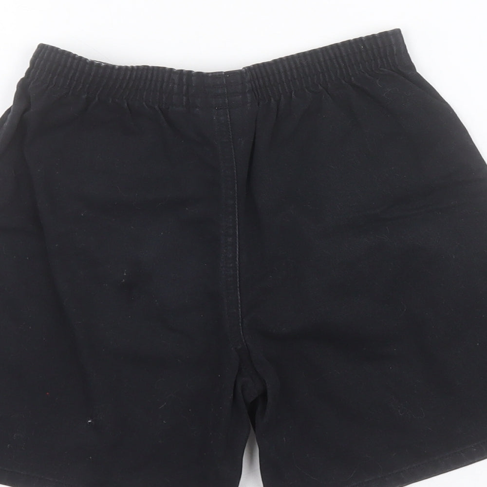 Trutex sport Boys Black 100% Cotton Sweat Shorts Size S Regular - School