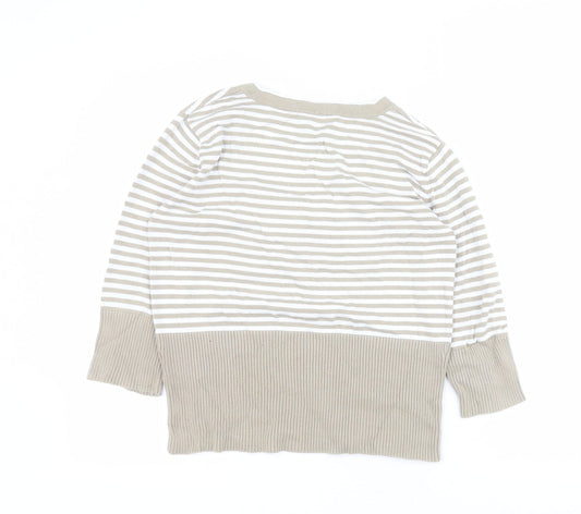 Womens UK Size 14 HEINE Beige Pullover Jumper