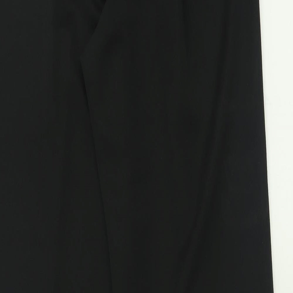 Womens UK Size 8 Damart Regular Fit Black Trousers