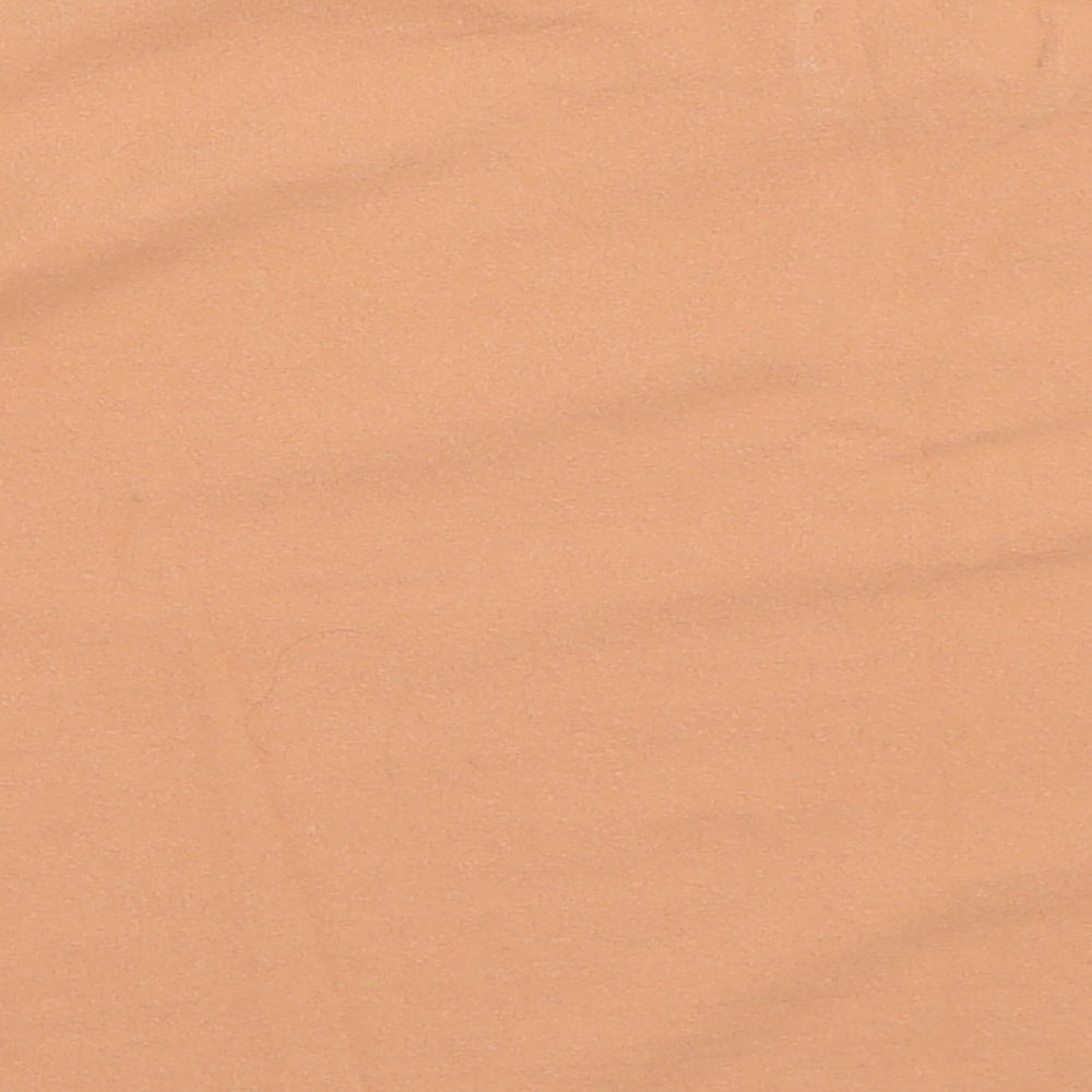 Womens UK Size 6 Topshop Orange Cropped T-Shirt