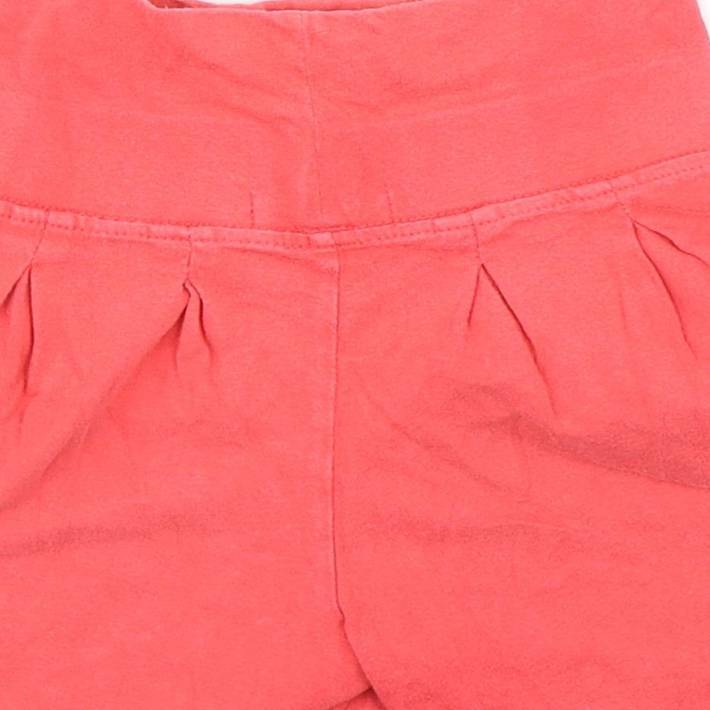 Indigo Collection Girls Pink Cotton Sweat Shorts Size 5-6 Years Regular