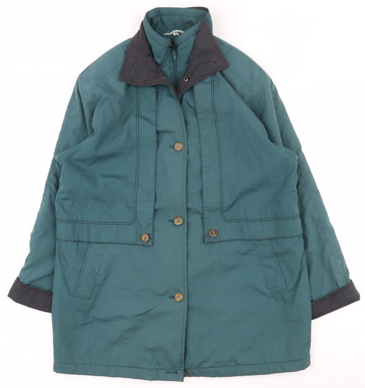 Womens UK Size 10 telemac Green Jacket
