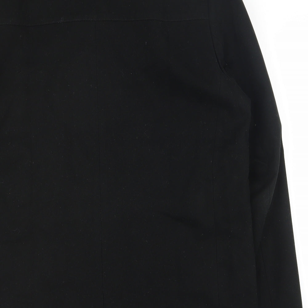 Womens UK Size S NEXT Black Overcoat