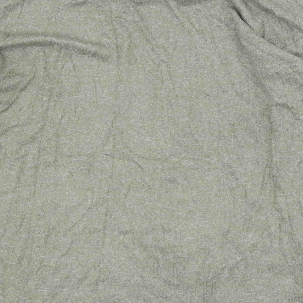 George Womens Green Round Neck Viscose Pullover Jumper Size L