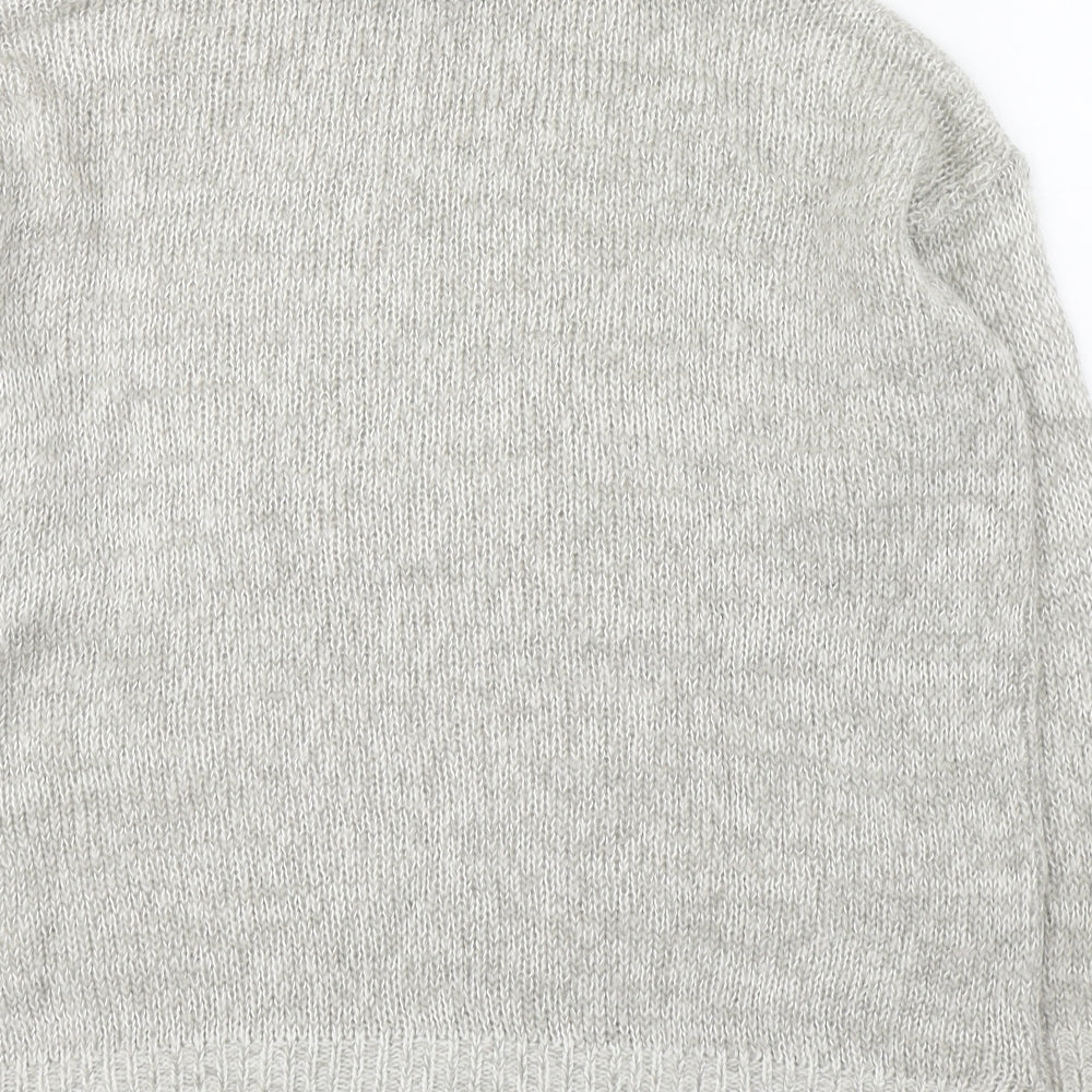 Womens UK Size S New Look Grey Pullover Jumper