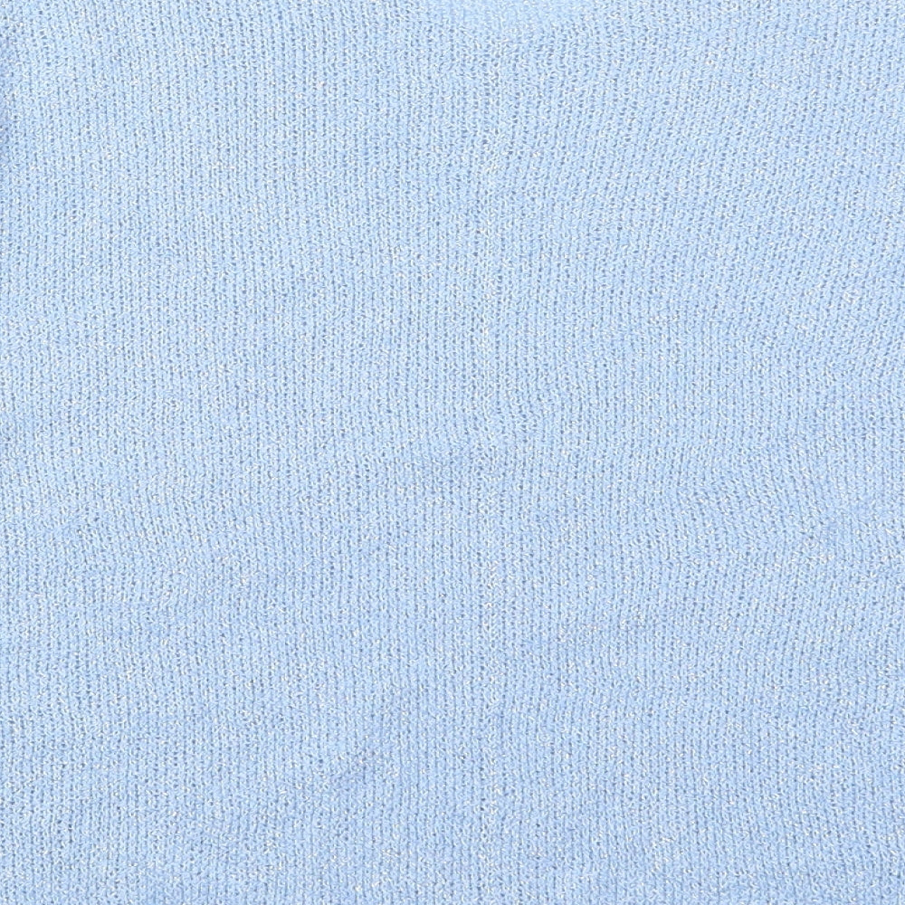 Womens UK Size M Preworn Blue Pullover Jumper