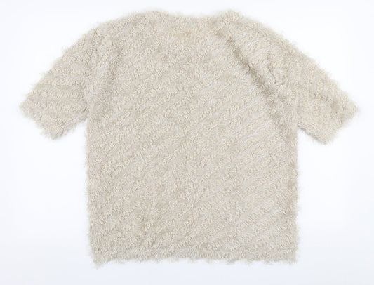 Womens UK Size 14 River Island Beige Pullover Jumper