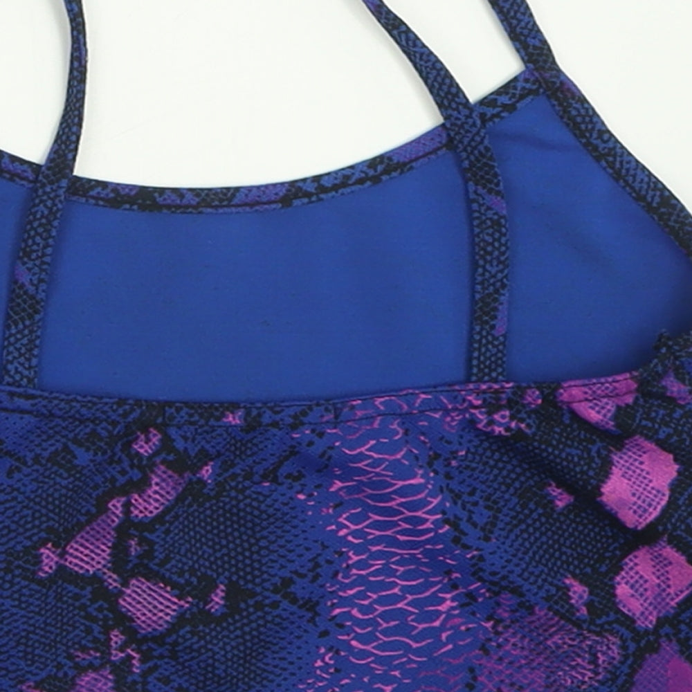 Womens UK Size 6 Missguided Purple Cropped Tank