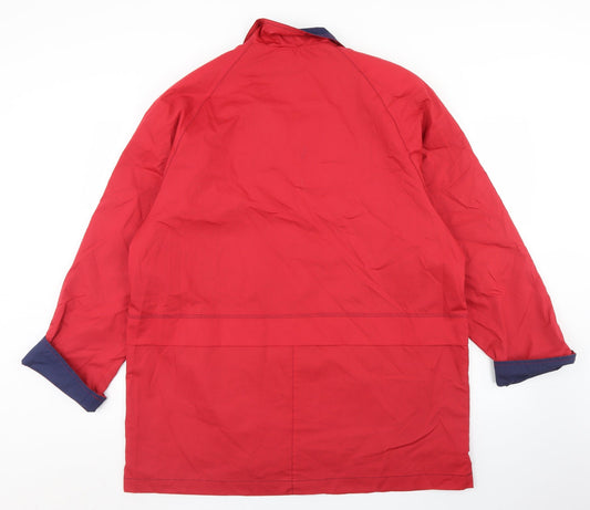 Klass Womens Red Jacket Size M Zip