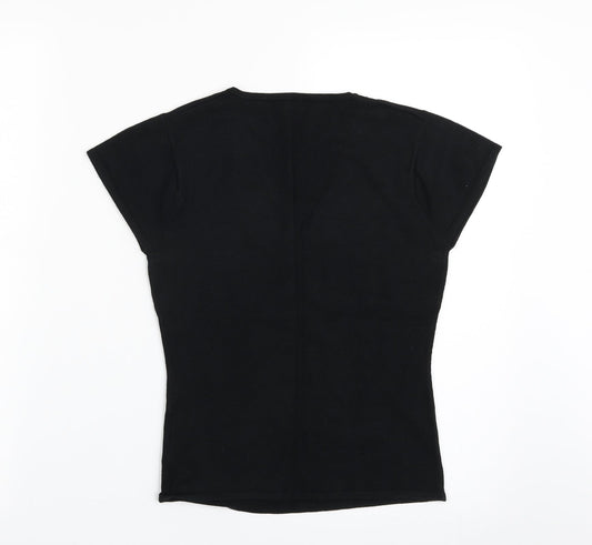 Womens UK Size 8 Wallis Black Pullover Jumper