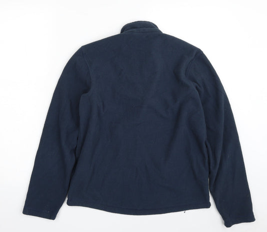 Quechua Womens Blue  100% Polyester Pullover Sweatshirt Size S  Zip