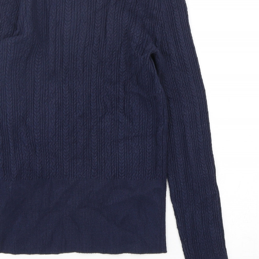 Womens UK Size 6 Marks and Spencer Blue Pullover Jumper