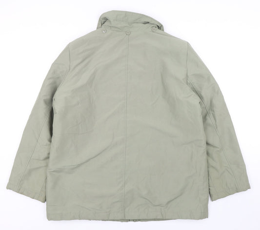 Womens UK Size M Bonmarche Green Parka Coat