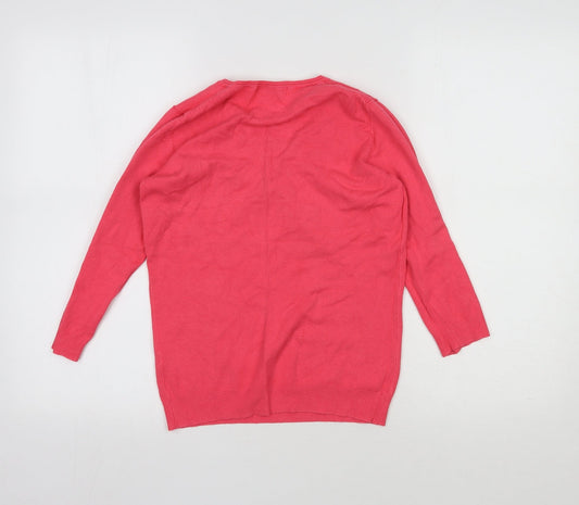 Womens UK Size 10 Marks and Spencer Pink Pullover Sweatshirt