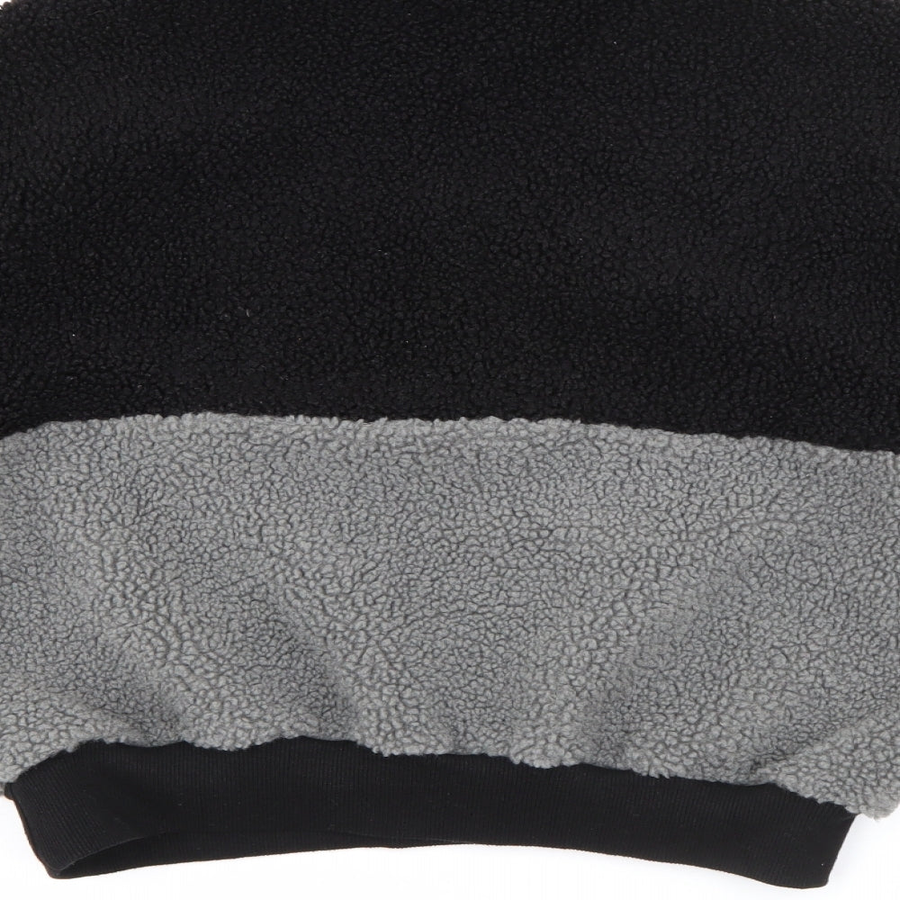 SheIn Womens Black High Neck  Polyester Pullover Jumper Size XS