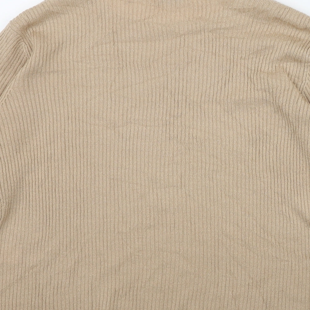Womens UK Size M Bonmarché Beige Pullover Jumper