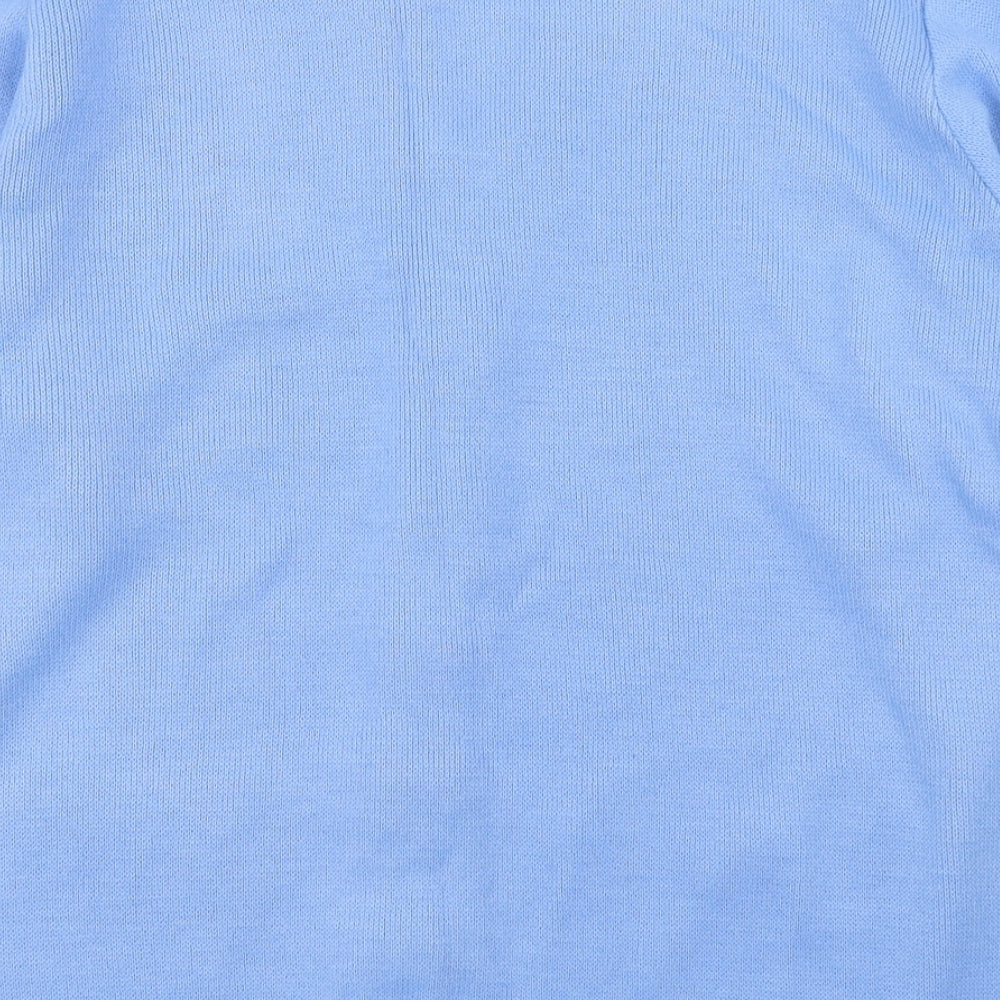 Womens UK Size L Care Blue Cardigan Jumper
