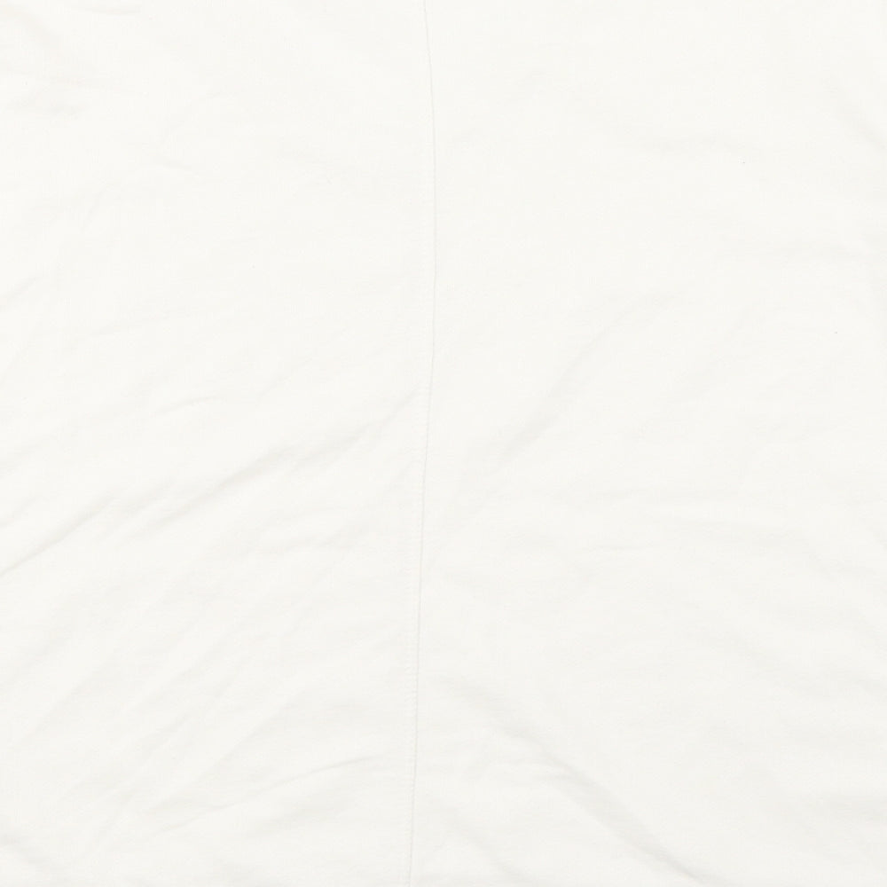 Gap Mens Ivory V-Neck Cotton Pullover Jumper Size M