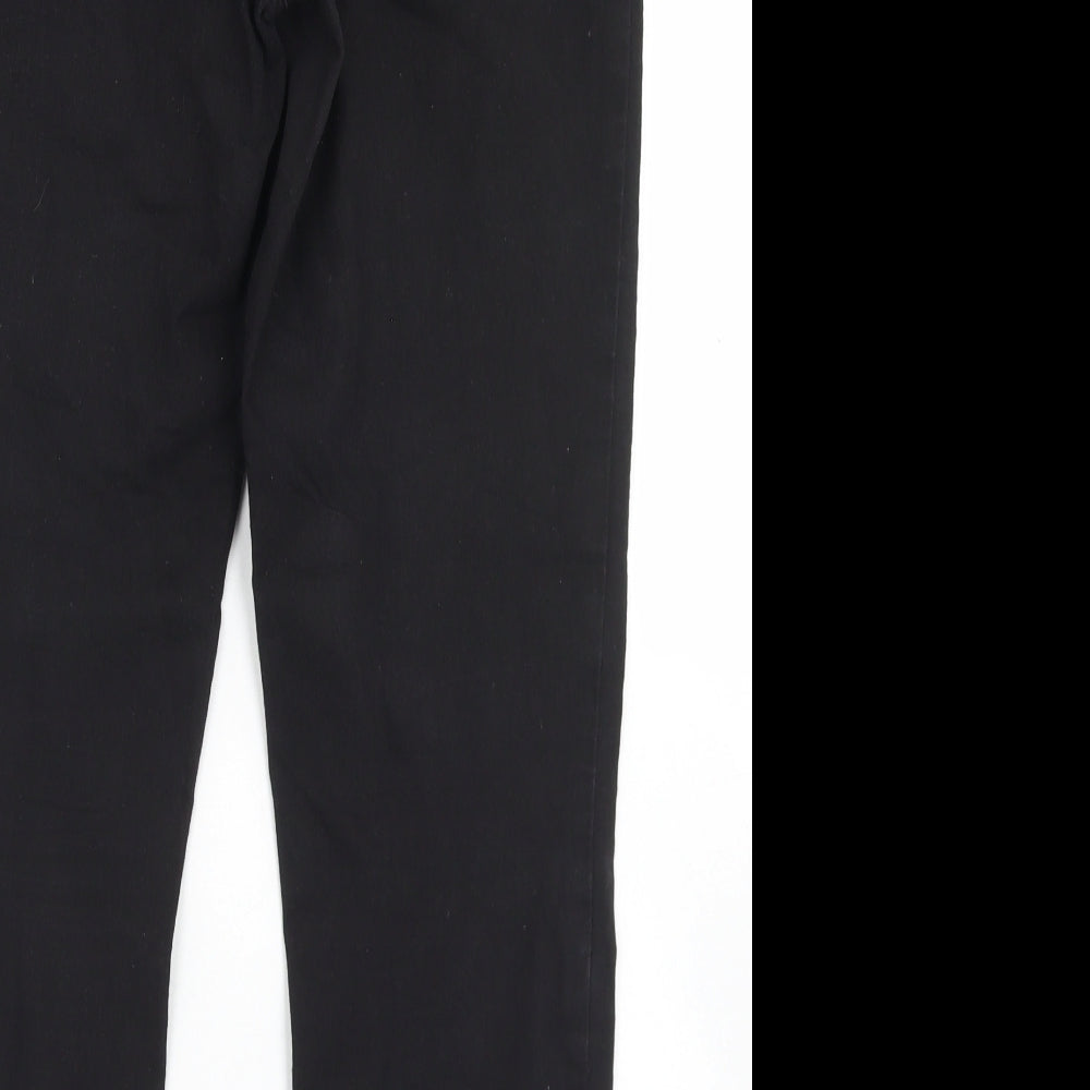 Denim co Womens Black Cotton Jegging Jeans Size 16 L26 in Regular