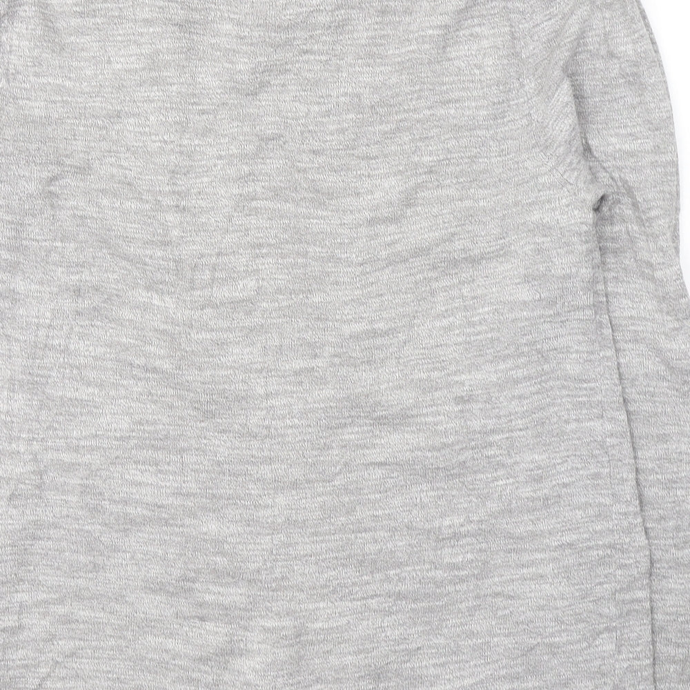 NEXT Mens Grey Round Neck Cotton Pullover Jumper Size M