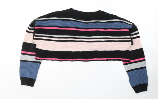 Womens UK Size XS H&M Black Pullover Jumper