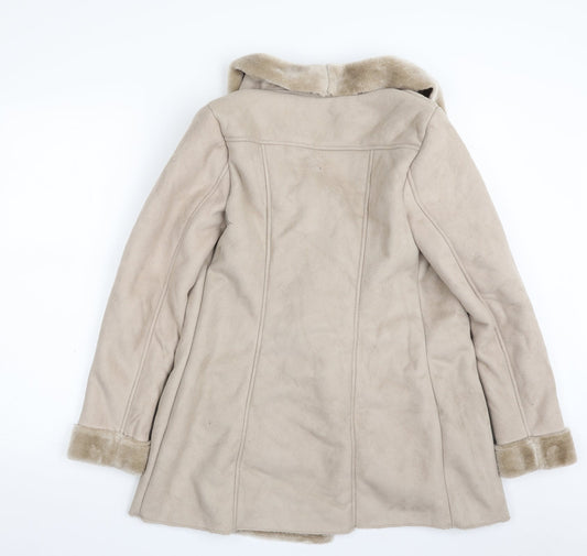 New Look Womens Beige Jacket Size 8