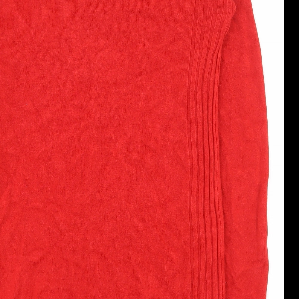 Womens UK Size 8 NEXT Red Pullover Jumper