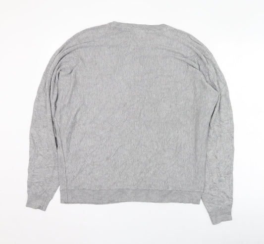 Womens UK Size L Noisy may Grey Pullover Jumper