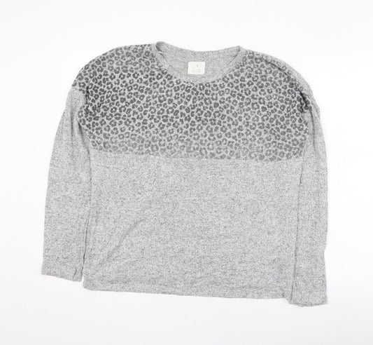Womens UK Size S Matalan Grey Pullover Jumper