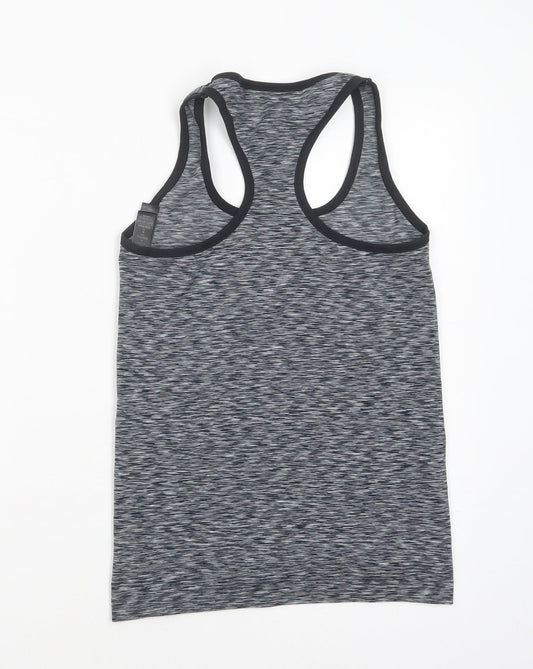 Marks and Spencer Womens Grey  Polyester Pullover Tank Size S Scoop Neck Pullover