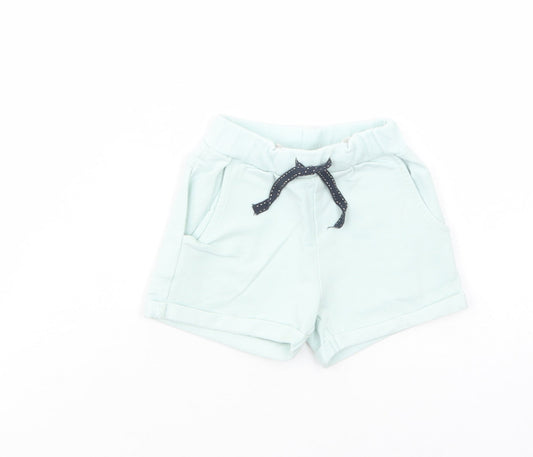 name it Baby Green Cotton Cropped Leggings Size 12-18 Months Drawstring