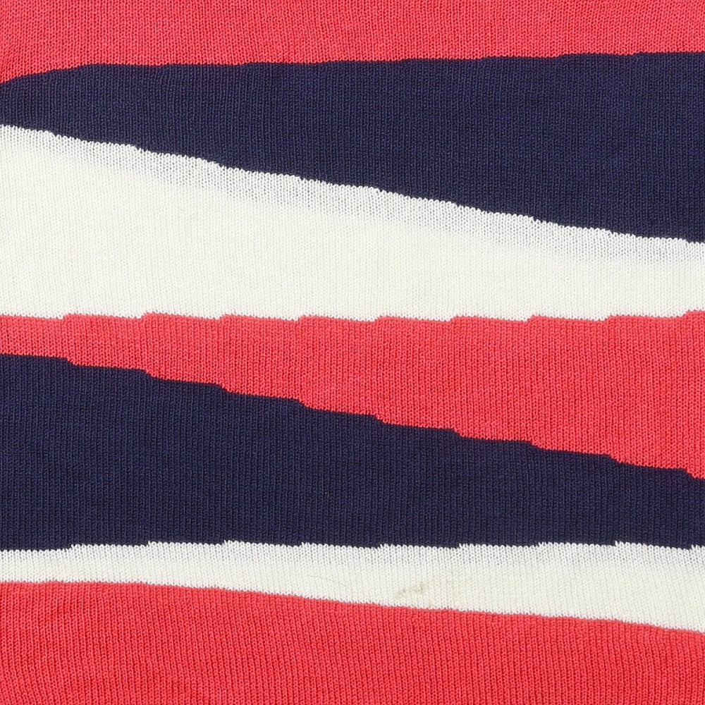 Gerard Womens Pink Crew Neck Acrylic Pullover Jumper Size M - Abstract