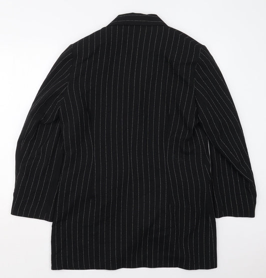 Womens UK Size 14 ELVI Regular Black Suit Jacket