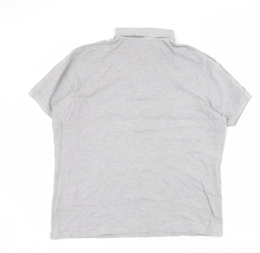 Primark Womens Grey Cotton Basic Polo Size XL Collared