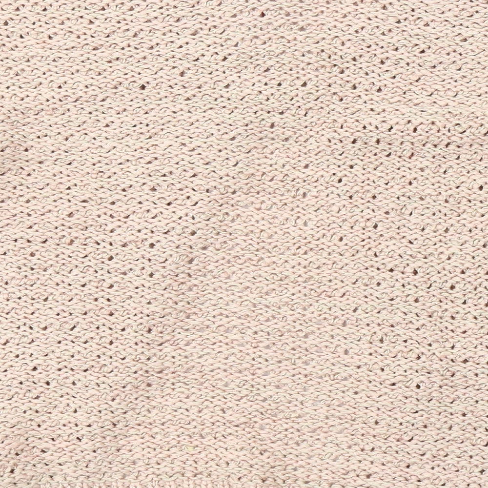 Brand and care label for George women’s pink round neck acrylic cape jumper, size UK 10