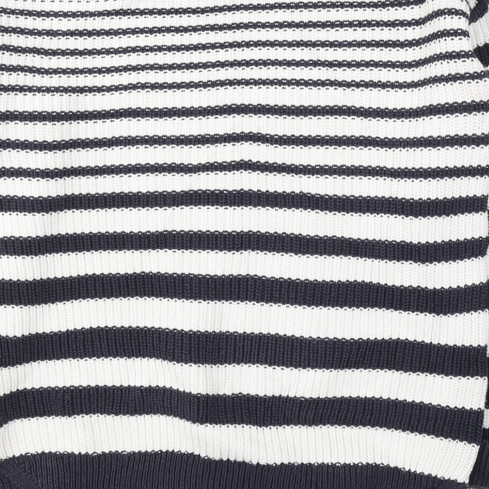 Womens UK Size M Marks and Spencer White Pullover Jumper