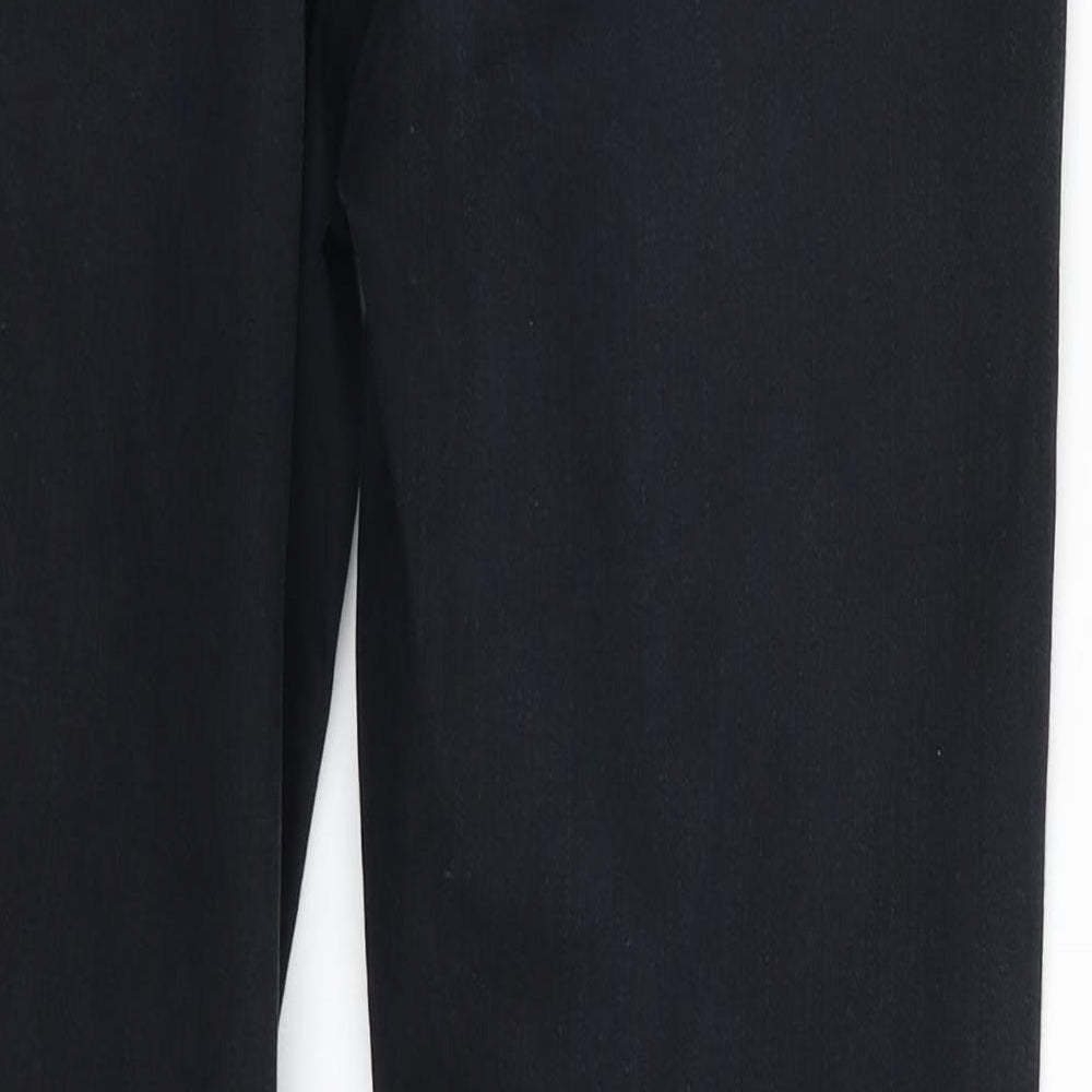 Topshop Womens Blue Cotton Skinny Jeans Size 30 in L30 in Slim Zip