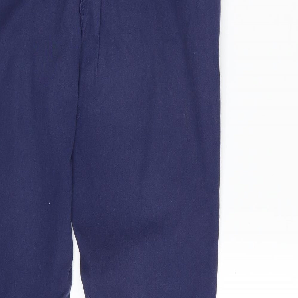 H&M Womens Blue Cotton Jegging Jeans Size 14 L30 in Slim Zip