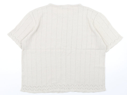 Womens UK Size 18 Berkertex Beige Pullover Jumper