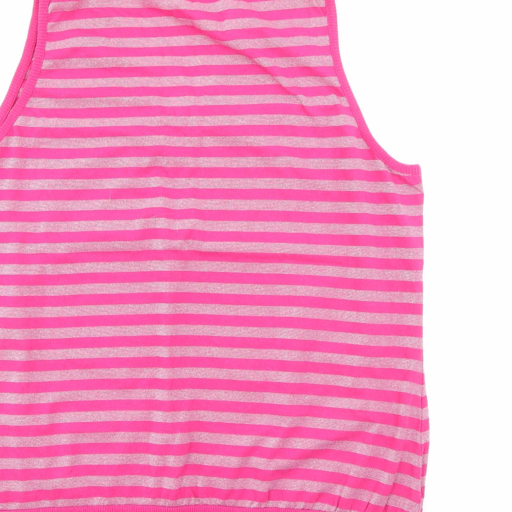 Womens UK Size 22 MK Pink Pullover Jumper
