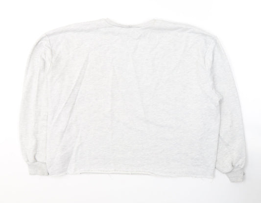 Womens UK Size 12 ASOS Grey Pullover Sweatshirt