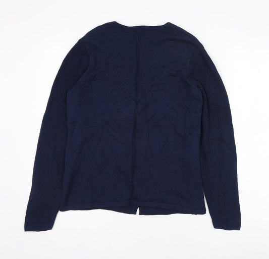 Womens UK Size 12 Olsen Blue Cardigan Jumper