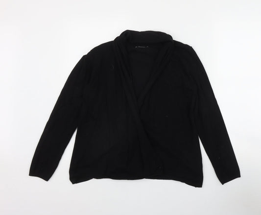 Womens UK Size M Dunnes Stores Black Cardigan Jumper